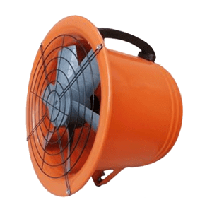 Ventiladores axiales y centrífugos, VENTILADOR AXIAL TUBULAR IDEAL PARA ESPACIOS CONFINADOS PORTATIL CON REJILLA